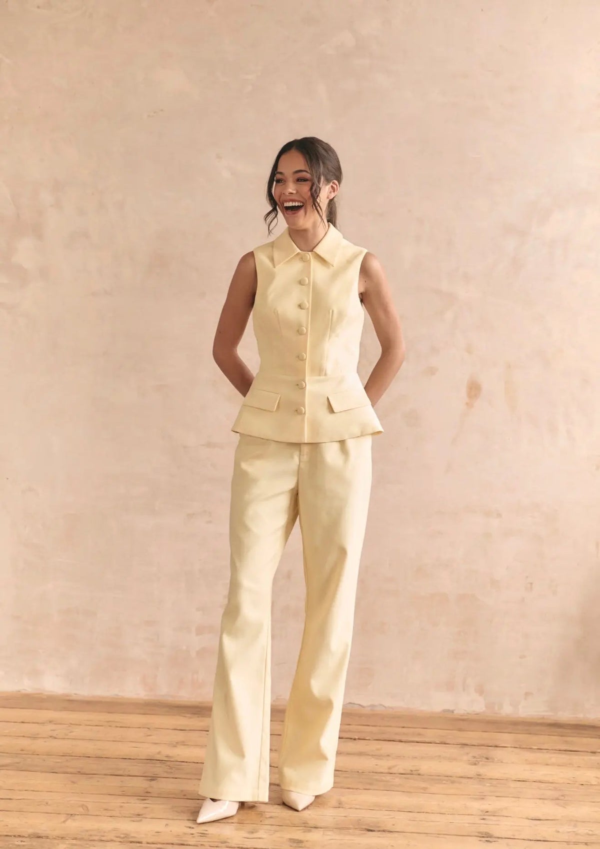 PORTER TROUSERS BUTTERCREAM