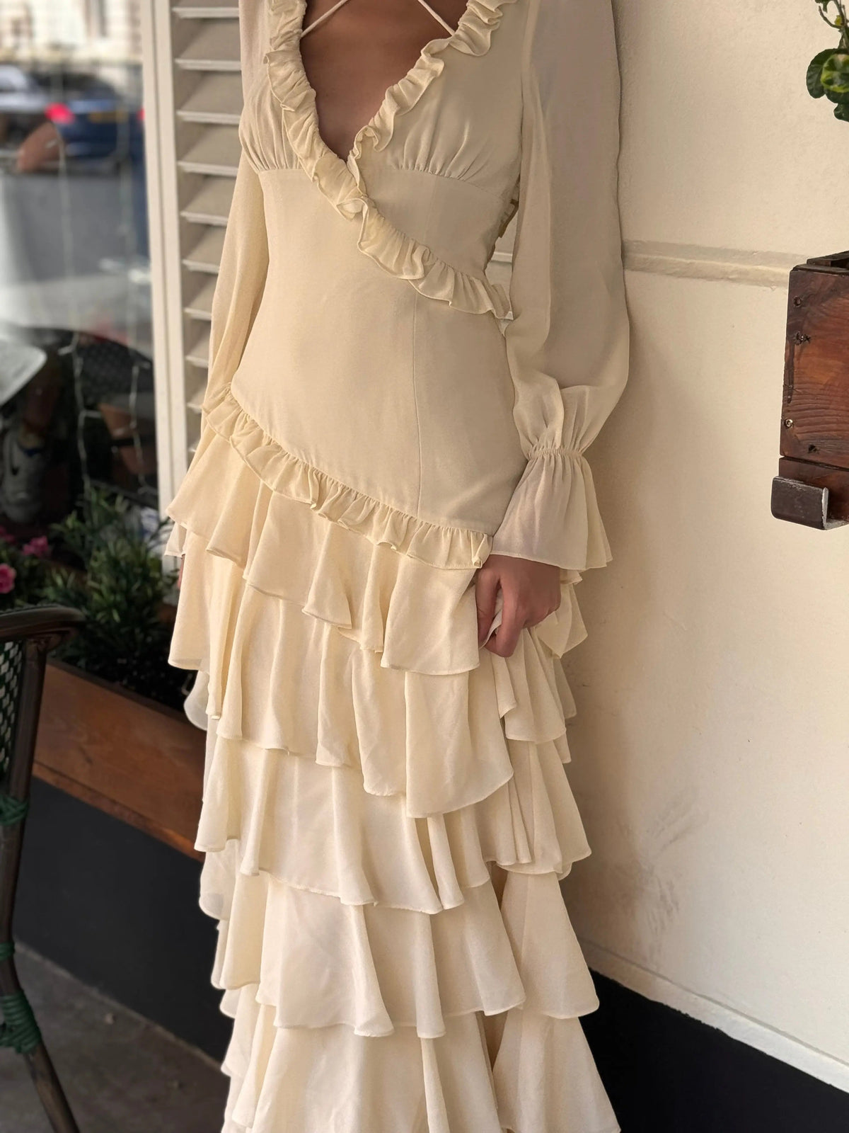 ALB RUFFLE DRESS