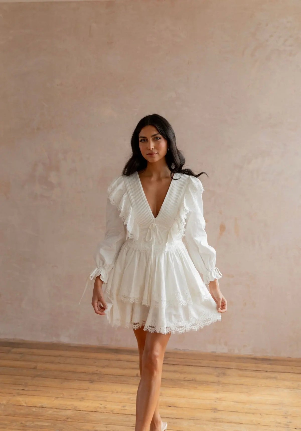 WHITE BLOSSOM DRESS