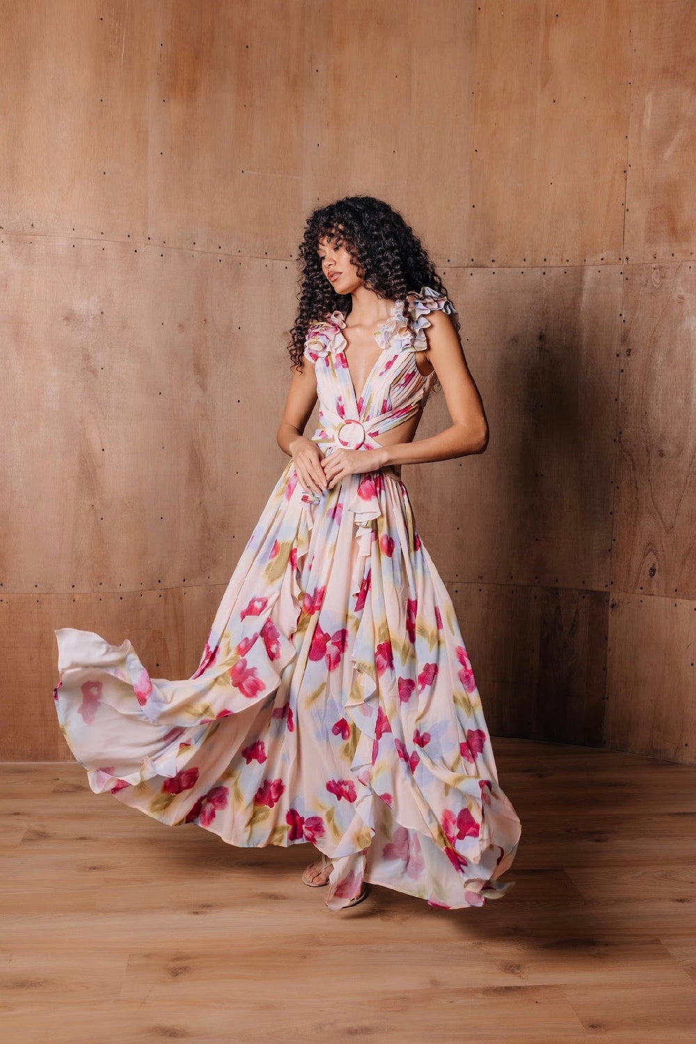 CASSINI MALDIVES DRESS FLORAL